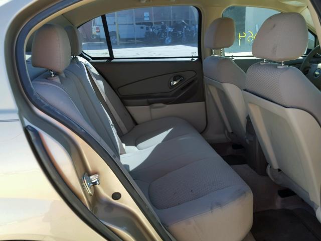 1G1ZS58F67F109666 - 2007 CHEVROLET MALIBU LS თაფლისფერი ფოტო 6