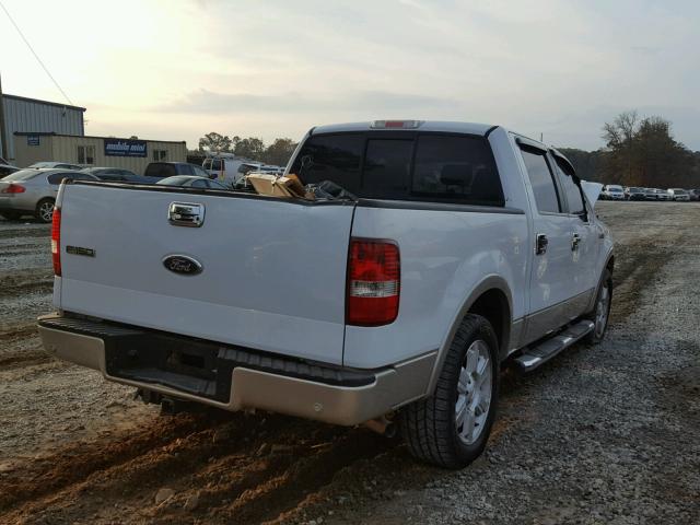 1FTPW12V47FA98985 - 2007 FORD F150 SUPER WHITE photo 4