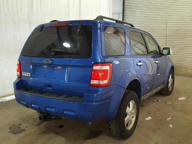 1FMCU9D71BKA24825 - 2011 FORD ESCAPE XLT BLUE photo 4