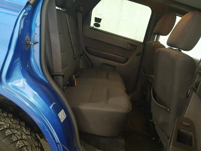 1FMCU9D71BKA24825 - 2011 FORD ESCAPE XLT BLUE photo 6