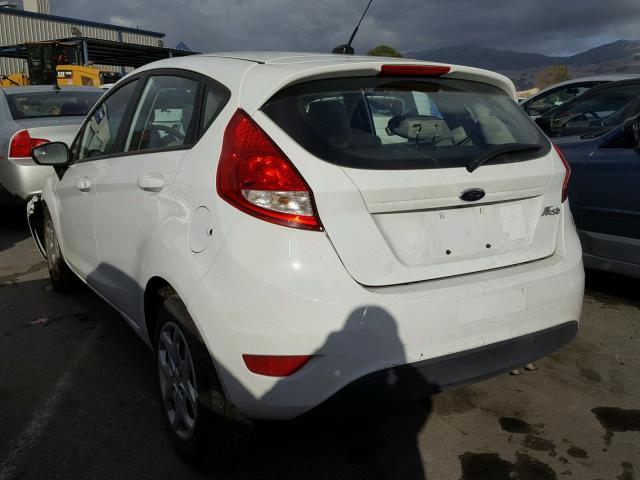 3FADP4TJ7DM150138 - 2013 FORD FIESTA S WHITE photo 3