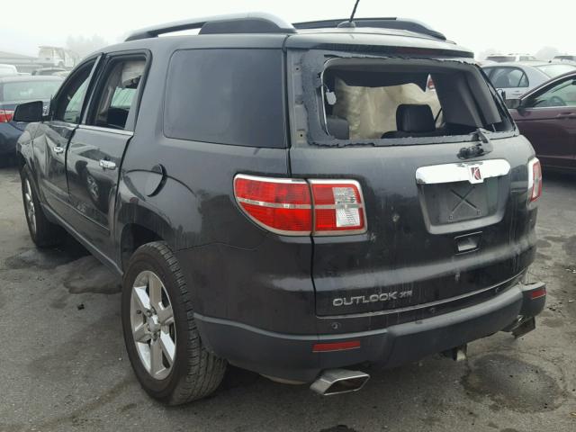 5GZER337X7J131848 - 2007 SATURN OUTLOOK SP შავი ფოტო 3