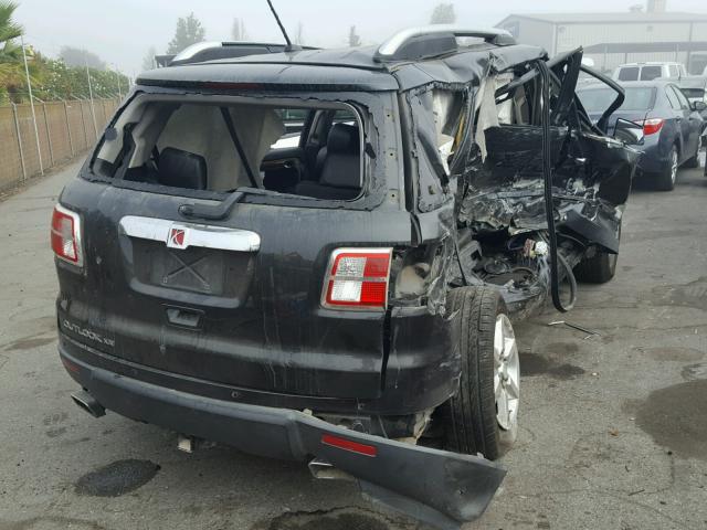 5GZER337X7J131848 - 2007 SATURN OUTLOOK SP შავი ფოტო 4