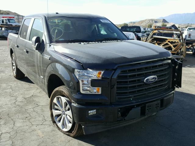 1FTEW1CP7HKD09614 - 2017 FORD F150 SUPER BLACK photo 1