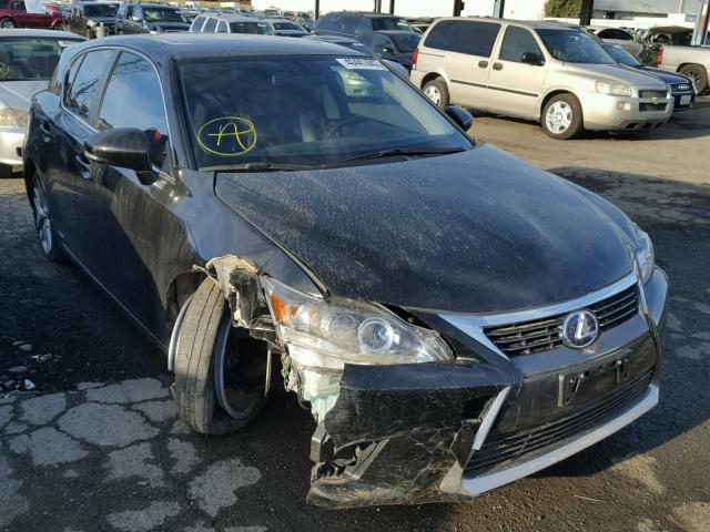 JTHKD5BH0F2219985 - 2015 LEXUS CT 200 BLACK photo 1