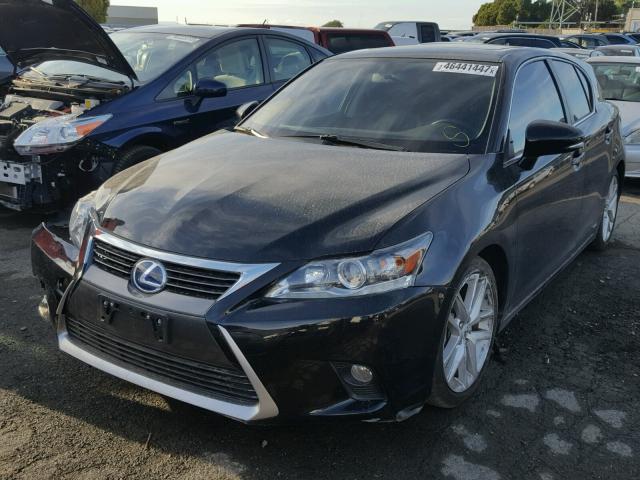 JTHKD5BH0F2219985 - 2015 LEXUS CT 200 BLACK photo 2