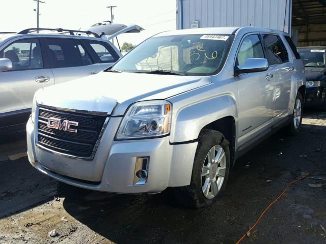 2CTALMEC1B6217707 - 2011 GMC TERRAIN SL SILVER photo 2