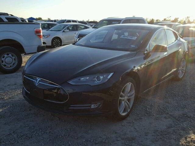 5YJSA1H18EFP41546 - 2014 TESLA MODEL S Mavi foto 2
