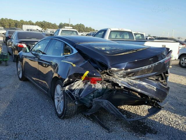 5YJSA1H18EFP41546 - 2014 TESLA MODEL S Mavi foto 3