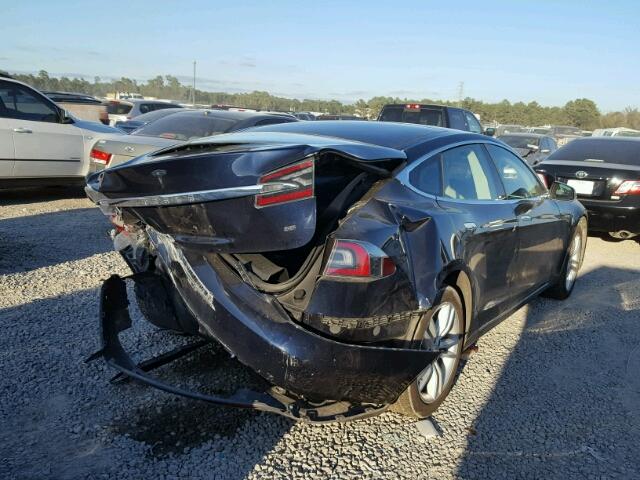 5YJSA1H18EFP41546 - 2014 TESLA MODEL S Mavi foto 4