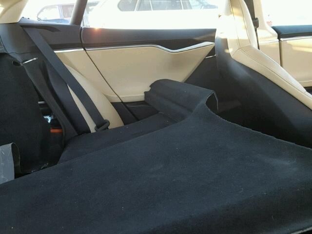 5YJSA1H18EFP41546 - 2014 TESLA MODEL S Mavi foto 6