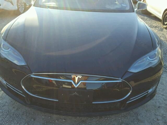 5YJSA1H18EFP41546 - 2014 TESLA MODEL S Mavi foto 7