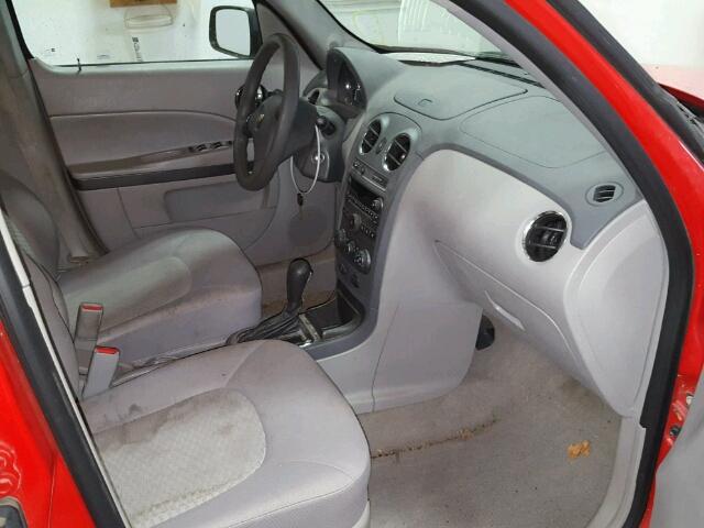 3GNCA13B79S524305 - 2009 CHEVROLET HHR LS Rojo foto 5