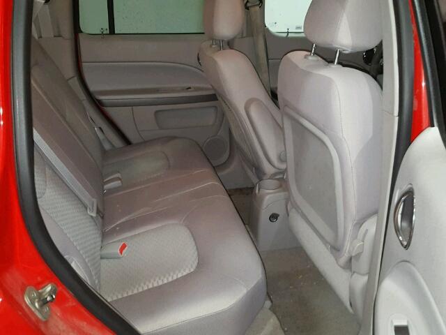 3GNCA13B79S524305 - 2009 CHEVROLET HHR LS Rojo foto 6