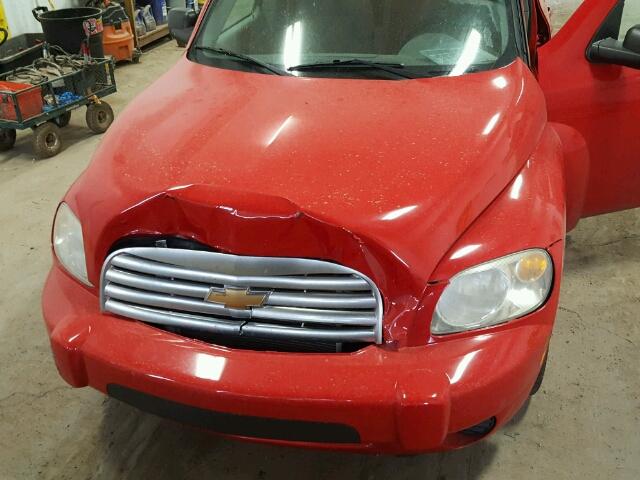 3GNCA13B79S524305 - 2009 CHEVROLET HHR LS Rojo foto 7