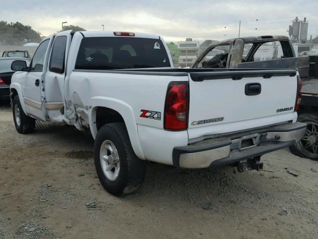 1GCEK19TX4E335214 - 2004 CHEVROLET SILVERADO WHITE photo 3