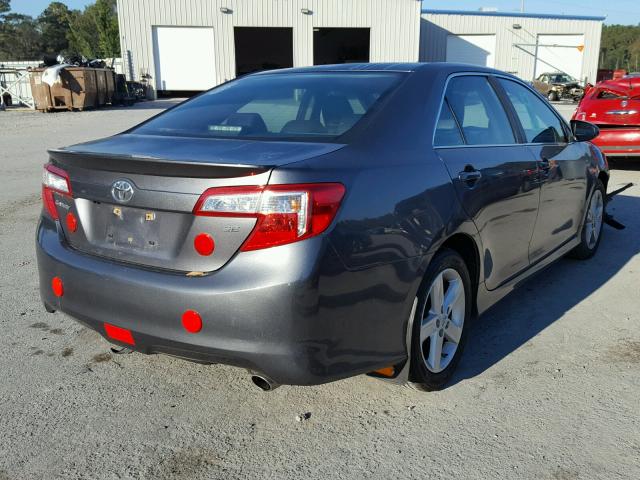 4T1BF1FK9EU356660 - 2014 TOYOTA CAMRY L GRAY photo 4