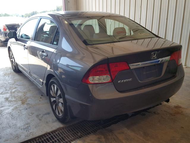 19XFA16939E007421 - 2009 HONDA CIVIC EXL ყავისფერი ფოტო 3
