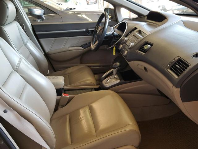 19XFA16939E007421 - 2009 HONDA CIVIC EXL ყავისფერი ფოტო 5
