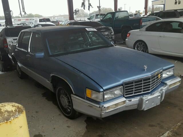 1G6CD53B8P4254606 - 1993 CADILLAC DEVILLE BLUE photo 1