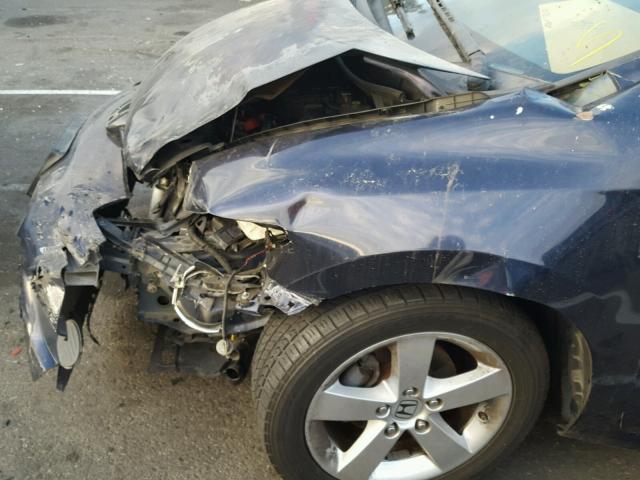 2HGFG12867H578853 - 2007 HONDA CIVIC EX ლურჯი ფოტო 9