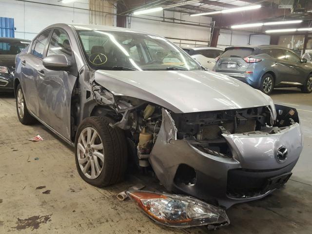 JM1BL1V75D1718185 - 2013 MAZDA 3 I GRAY photo 1