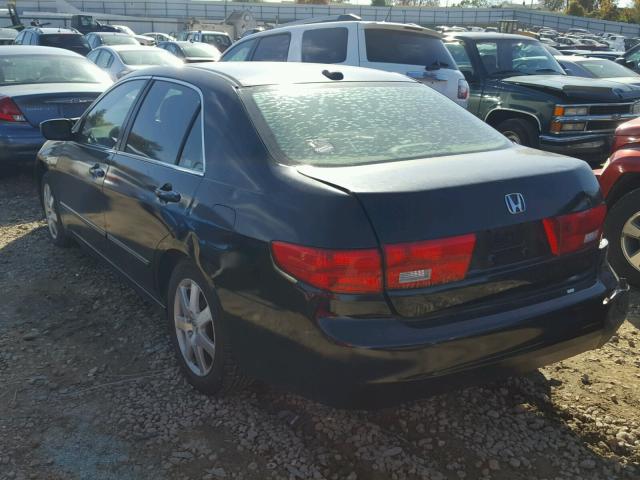 1HGCM66875A057705 - 2005 HONDA ACCORD EX BLACK photo 3