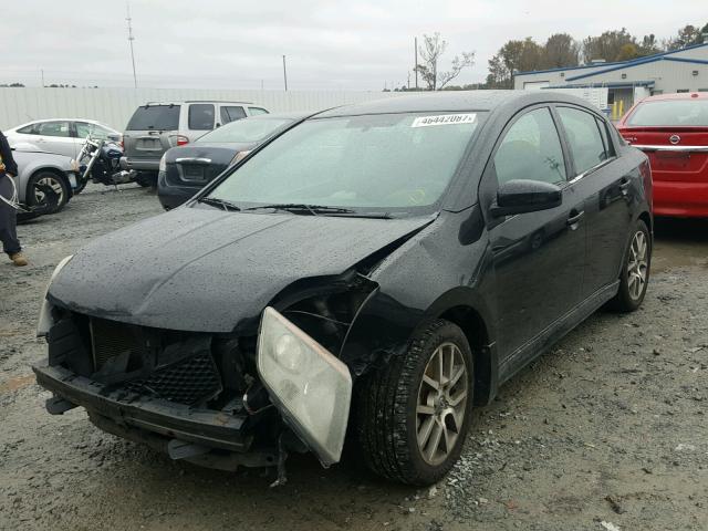 3N1CB61E48L647684 - 2008 NISSAN SENTRA SE- BLACK photo 2