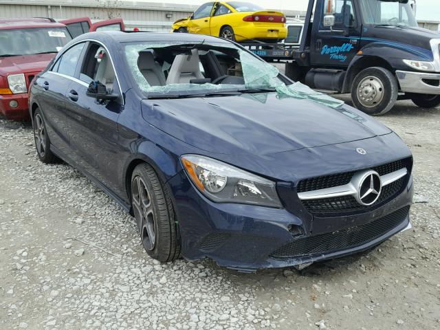 WDDSJ4GB9JN520406 - 2018 MERCEDES-BENZ CLA 250 4M BLUE photo 1