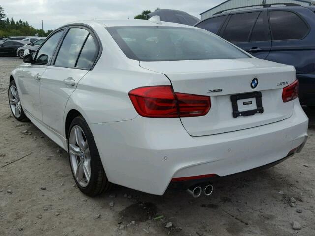 WBA8D9C59JA614248 - 2018 BMW 330 XI WHITE photo 3