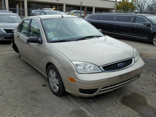 1FAHP34N97W197253 - 2007 FORD FOCUS ZX4 TAN photo 1