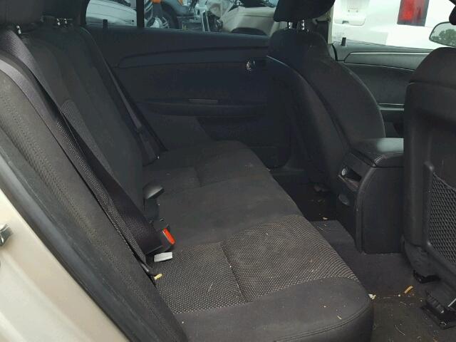 1G1ZC5EU6CF139776 - 2012 CHEVROLET MALIBU 1LT GOLD photo 6