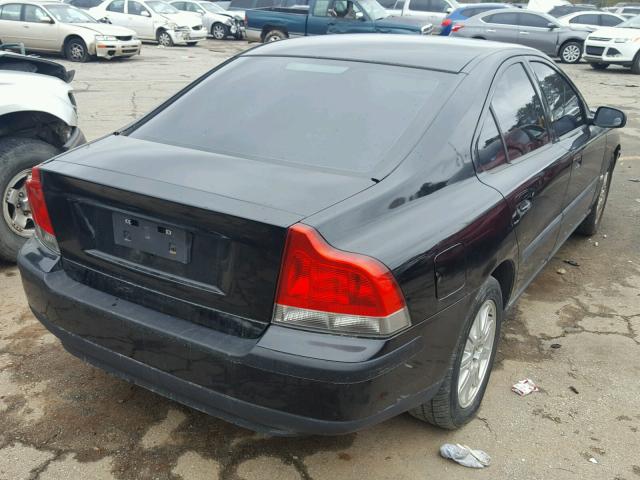 YV1RS61T642341906 - 2004 VOLVO S60 BLACK photo 4