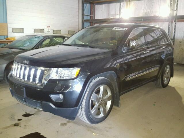 1J4RR6GT6BC587834 - 2011 JEEP GRAND CHER BLACK photo 2