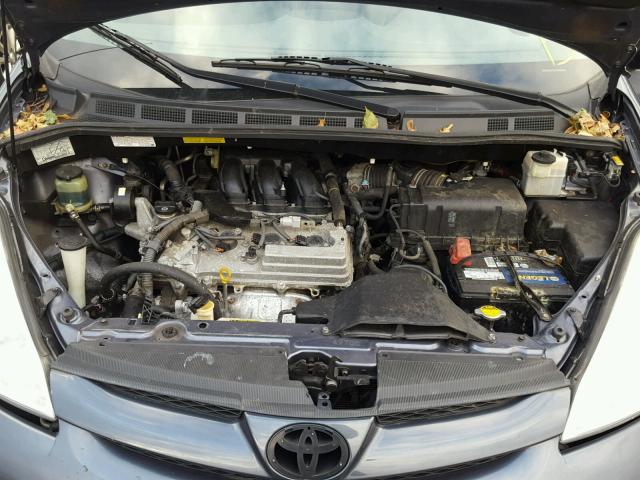 5TDZK23C08S211159 - 2008 TOYOTA SIENNA SILVER photo 7