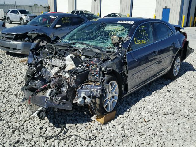 1G11C5SL1EF218915 - 2014 CHEVROLET MALIBU 1LT BLUE photo 2