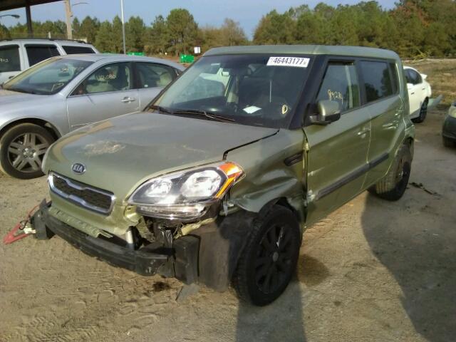 KNDJT2A62C7446253 - 2012 KIA SOUL + GREEN photo 2