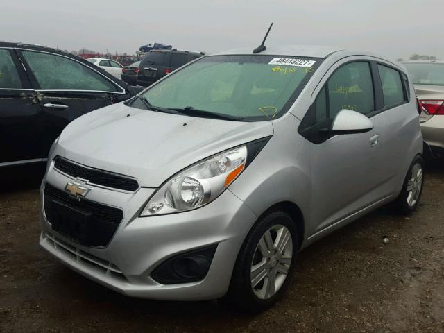 KL8CA6S91DC508290 - 2013 CHEVROLET SPARK LS SILVER photo 2