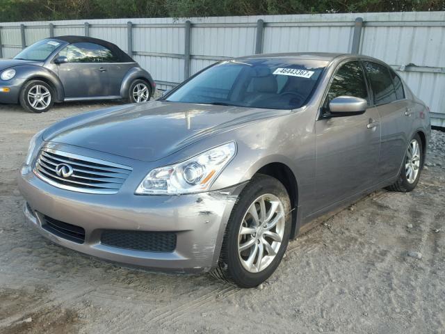 JNKCV61F19M050897 - 2009 INFINITI G37 GRAY photo 2