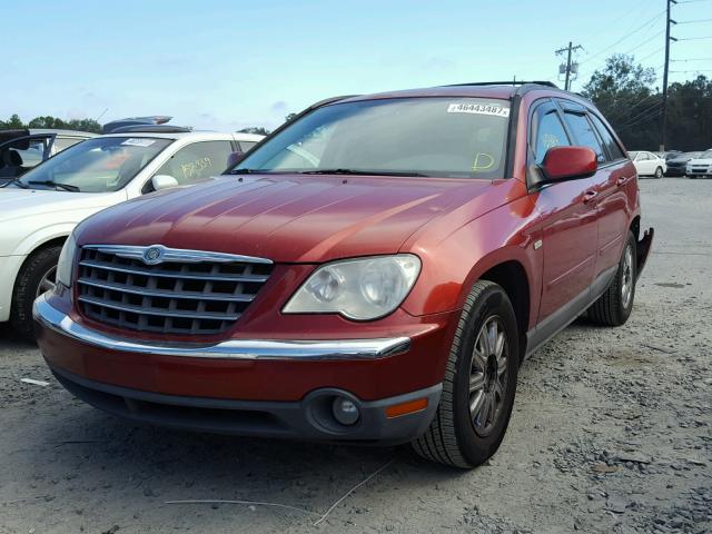 2A8GM68X67R179614 - 2007 CHRYSLER PACIFICA RED photo 2