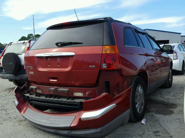 2A8GM68X67R179614 - 2007 CHRYSLER PACIFICA 红色 照片 4