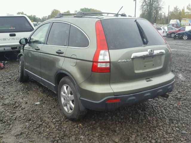 JHLRE48517C087435 - 2007 HONDA CR-V EX GREEN photo 3