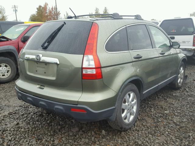 JHLRE48517C087435 - 2007 HONDA CR-V EX GREEN photo 4