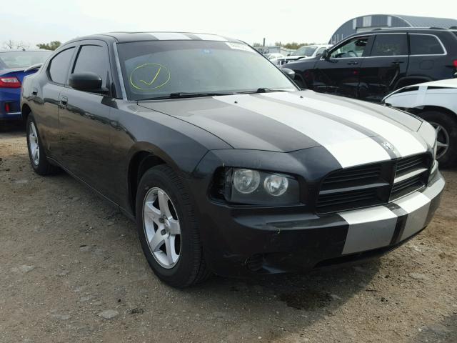 2B3KA43D49H518473 - 2009 DODGE CHARGER BLACK photo 1