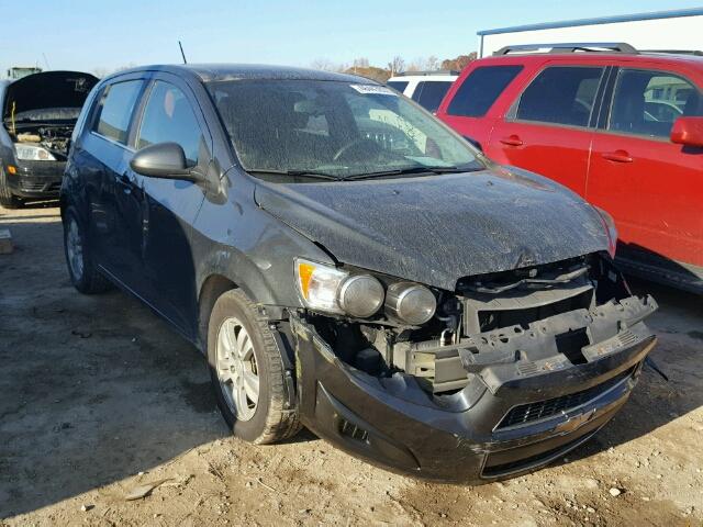 1G1JC6SH2F4112133 - 2015 CHEVROLET SONIC LT BLACK photo 1