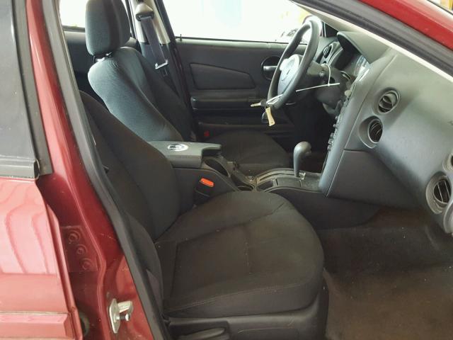 2G2WP552961135606 - 2006 PONTIAC GRAND PRIX RED photo 5