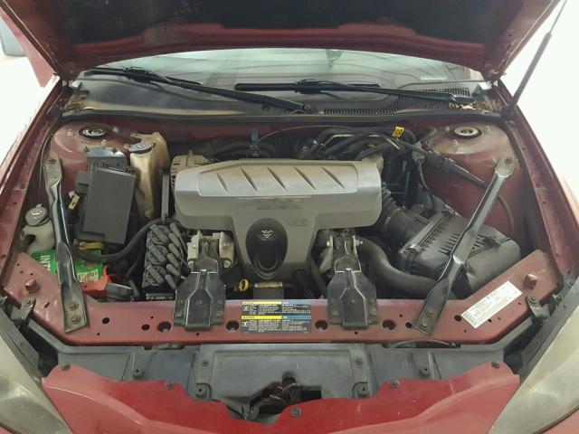 2G2WP552961135606 - 2006 PONTIAC GRAND PRIX RED photo 7