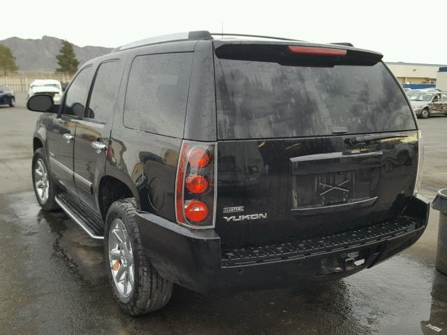 1GKFK03299R271038 - 2009 GMC YUKON DENA BLACK photo 3