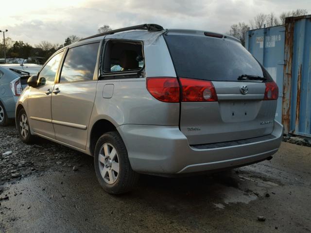 5TDKK4CC6AS316484 - 2010 TOYOTA SIENNA CE SILVER photo 3