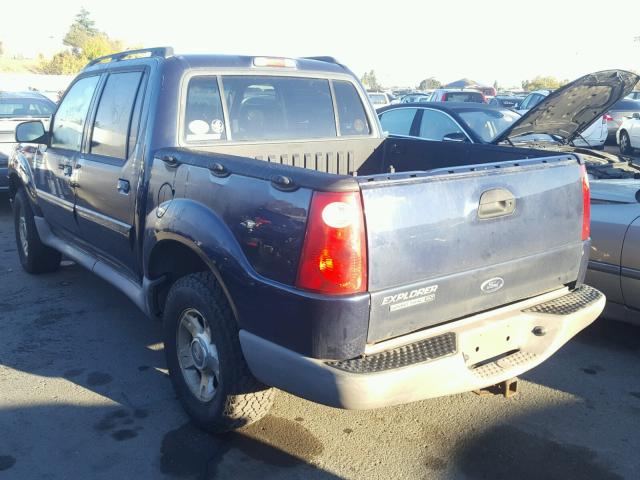 1FMZU77E63UA17755 - 2003 FORD EXPLORER S BLUE photo 3